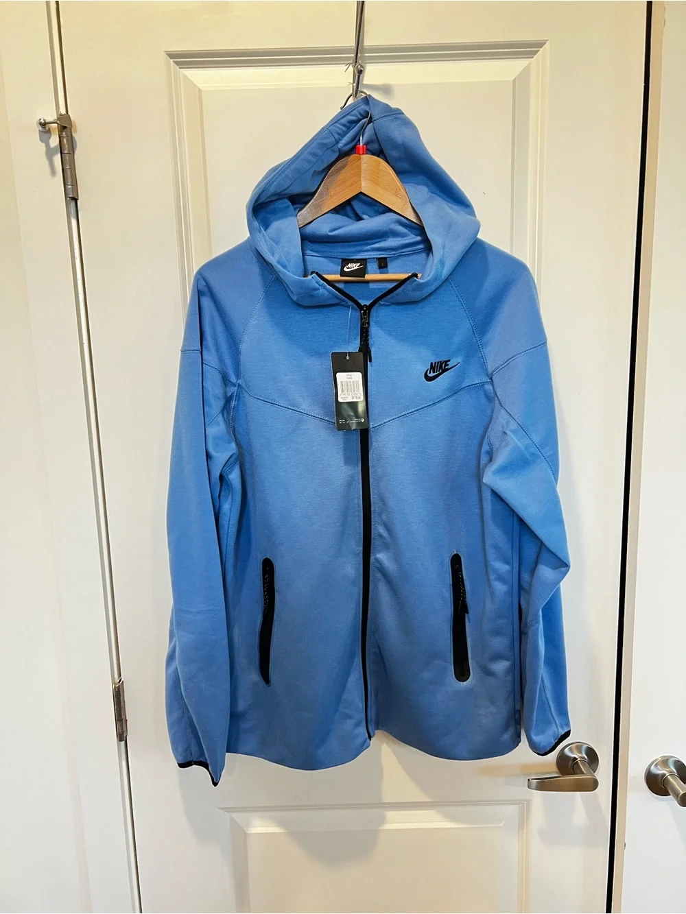 Nike Sportswear Tech Fleece Windrunner  Men’s Blue Full-Zip Hooded Jacket